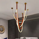 Candelabru Modern, LED, ARIA Largo, 34W, lumina Neutra, Maro