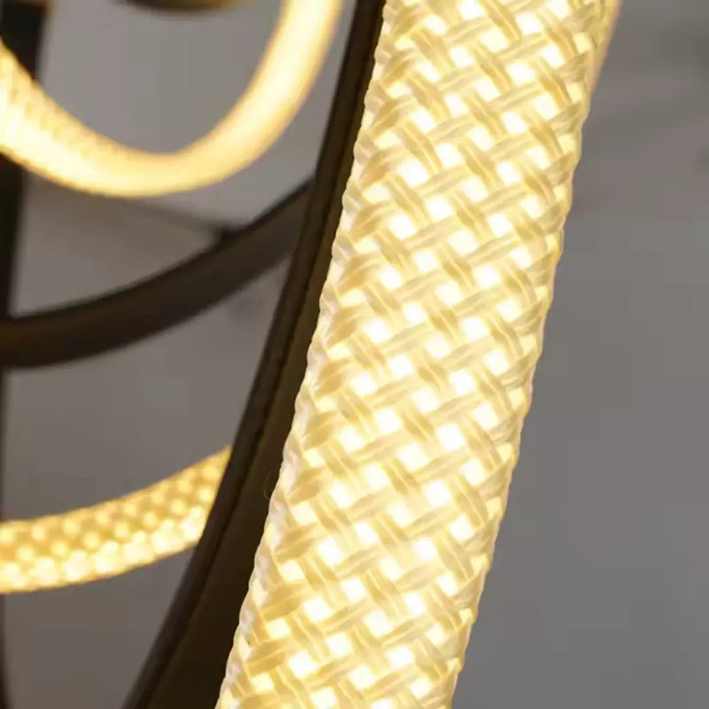 Candelabru Modern, LED, ARIA Largo, 31W, lumina Calda, Negru