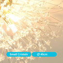 Candelabru Cristal RONDO Vivace, 5x G9, Diametru 40cm, Auriu Lucios