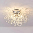 Candelabru Cristal RONDO Vivace, 6x G9, Diametru 49cm, Argintiu Lucios