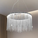 Lustra LED suspendata cu telecomanda ILLUMINA MAGNUS, 38W, lumina Rece/Calda/Neutra, Dimabila, Argintiu Candelabre Moderne Default Title Alessandro Design