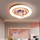 Lustra LED UNICORN, 104W, lumina Rece/Calda/Neutra, Roz