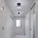 Lustra Georgiana 1x E27 Negru