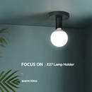 Lustra MODERNIST Mono 1x E27, Negru, Design Modern