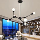 Lustra Architek Hexa, 6xE27, 90x80, Negru, Metal Lustre Moderne Default Title Alessandro Design
