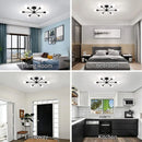 Lustra Mikkos 6XE27 Negru