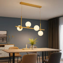 Lustra cu bec moderna LOFT Pavilion, 4x G9, Auriu, Metal, Inaltime Reglabila