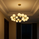 Lustra LOFT Chamber, 15x G9, Alb Auriu, Metal, Inaltime Reglabila, Modern Lustre Moderne Default Title Alessandro Design
