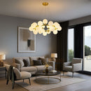 Lustra LOFT Chamber, 25x G9, Alb Auriu, Metal, Inaltime Reglabila, Modern Lustre Moderne Default Title Alessandro Design