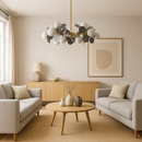 Lustra Suspendata SVEN, 15x G9, Gri