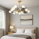 Lustra Suspendata SVEN, 15x G9, Gri