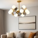 Lustra Suspendata SVEN, 15x G9, Gri