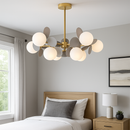 Lustra Suspendata SVEN, 15x G9, Gri