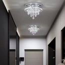 Candelabru LED Alberico Rotund, 17W, Lumina Rece/Calda/Neutra, Cristal, Crom Lucios Candelabre Moderne Default Title Alessandro Design