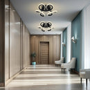 Lustra LED VERTEX HELIX, 65W, lumina Rece/Calda/Neutra, Negru