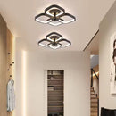 Lustra LED VERTEX Tesser 34W, 4 Patrate, lumina Rece/Calda/Neutra, Negru Lustre LED Default Title Alessandro Design
