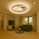 Lustra LED SKYForma Starry, 64W, lumina Rece/Calda/Neutra, Negru