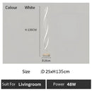 Lampadar LED Upsilon, 48W, lumina Rece/Calda/Neutra, Metal si Acril, Alb Veioze & Lampadare Default Title Alessandro Design