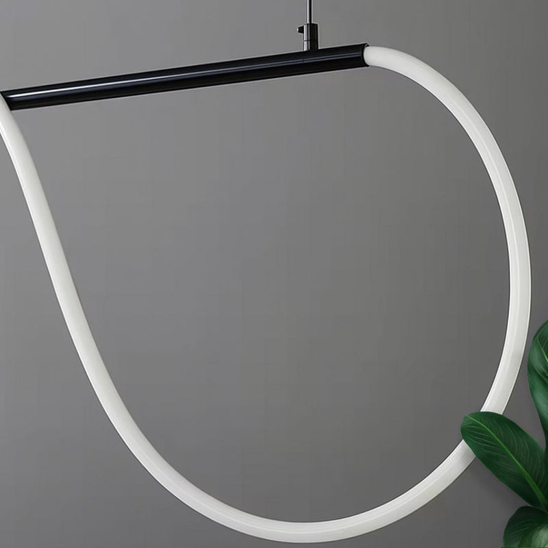 Lustra LED cu Telecomanda Divino, 24W, Dimabila, 4000K, Negru