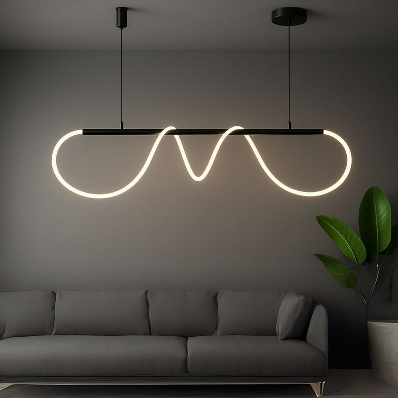 Lustra LED cu Telecomanda Divino, 24W, Dimabila, 4000K, Negru