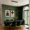 Lustra LED cu telecomanda Harman, 23W, 6 Surse, Lumina Neutra, Negru