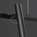 Lustra LED cu telecomanda Harman, 23W, 6 Surse, Lumina Neutra, Negru