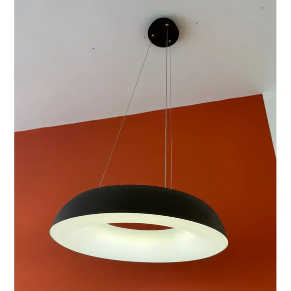 Lustra LED suspendata cu Telecomanda CHIARA, 37W, Lumina Rece/Calda/Neutra, Dimabila, Negru
