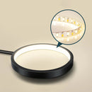 Lustra LED cu Telecomnda MARIA, 63W, 8 Elemente, Lumina Calda/Rece/Neutra, Dimabila, Negru/Auriu