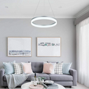 Lustra LED cu telecomanda ANINA 33W, lumina Rece/Calda/Neutra, Dimabila, Alb, Inaltime Reglabila