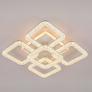 Lustra LED Astrid cu Telecomanda, 134W, Dimabil, Alb