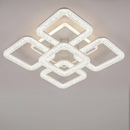 Lustra LED Astrid cu Telecomanda, 114W, Dimabil, Alb