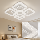 Lustra LED Astrid cu Telecomanda, 114W, Dimabil, Alb