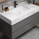 Set Mobilier pentru Baie SANTORINI, 80x50cm, 2 Piese, Gri si Alb