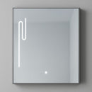 Set Mobilier pentru Baie MYKONOS, 60x40cm, 2 Piese, Gri si Alb