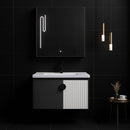 Set Mobilier pentru Baie MYKONOS, 60x40cm, 2 Piese, Gri si Alb