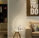 Veioza LED Nemesis, 10W, Lumina Rece/Calda/Neutra, Metal si Acril, Alb