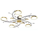 Lustra LED cu Telecomnda KARINA, 68W, 10 Elemente, Lumina Calda/Rece/Neutra, Dimabila, Auriu Lustre LED cu Telecomanda Default Title Alessandro Design