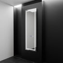 Oglinda LED Rectangulara, 45x140cm, Giulia Senzor Radar Marcello, Sistem Dezaburire, Ceas & Termometru, Dimabila, Dressing Couture