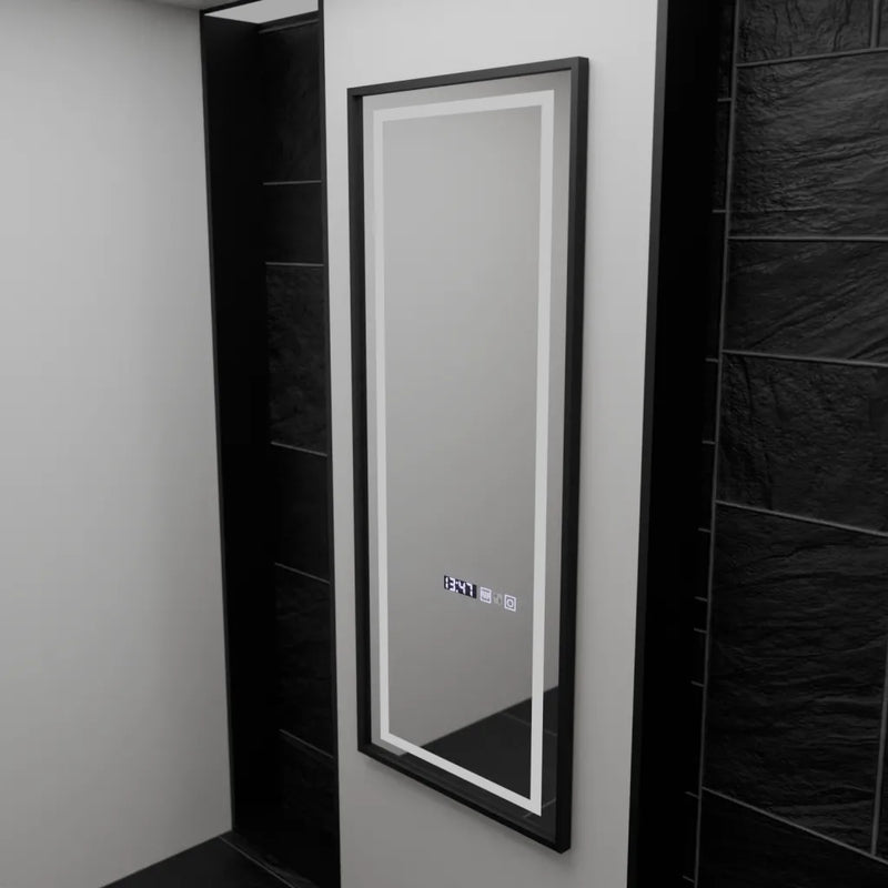 Oglinda LED Rectangula 60x150cm Bianca Senzor Radar Marcello Sistem Dezaburire Ceas & Termometru Dimabila