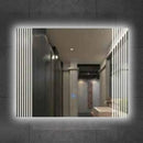 Oglinda LED Rectangulara, 80x60cm, Infinity Frame Basic Touch 1005S-20A