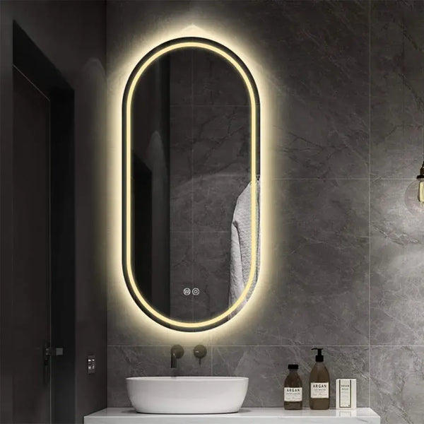 Oglinda LED Touch Zaffiro cu functie Dezaburire 50x80 cm, colectia Marcello Funghi - LEDS