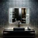 Oglinda LED Rectangulara, 80x60cm, Infinity Frame Basic Touch 1005S-20A