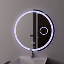 Oglinda LED Rotunda 70cm, Touch Luxor, Sistem Dezaburire, Dimabila Oglinda Baie cu LED si Dezaburire Default Title Alessandro Design
