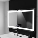 Oglinda LED Rectangulara, 160x80cm, Verite MotionGlow Marcello, Sistem Dezaburire, Ceas & Termometru, Dimabila