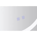 Oglinda LED Touch SoLED'oro cu Sistem Dezaburire Ramă Bronz Antichizat 70x70 cm, colectia Marcello Funghi - LEDS