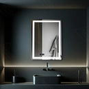 Oglinda LED Senzor Vetro, cu functie Dezaburire si Ceas 60x80 cm, colectia Marcello Funghi - LEDS