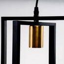 Pendul Archer 4x E27 Negru