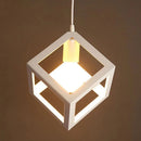 Lustra Forma Cub, STRUKTUR Cluster, 3xE27, Alb, Metal