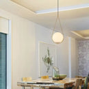 Lustra LOFT Haven, 1x E27, Alb Auriu, Metal, Inaltime Reglabila