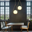 Lustra LOFT Haven, 1x E27, Alb Auriu, Metal, Inaltime Reglabila